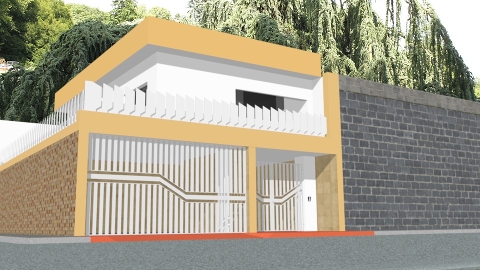 Visualização arquitetônica; residência.