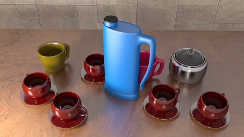 Design de produto em 3D, jarra térmica Elypse.