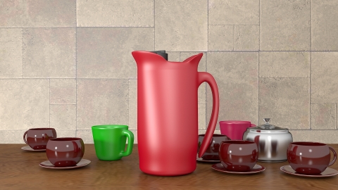 Design de produto em 3D, jarra térmica Fortaleza.